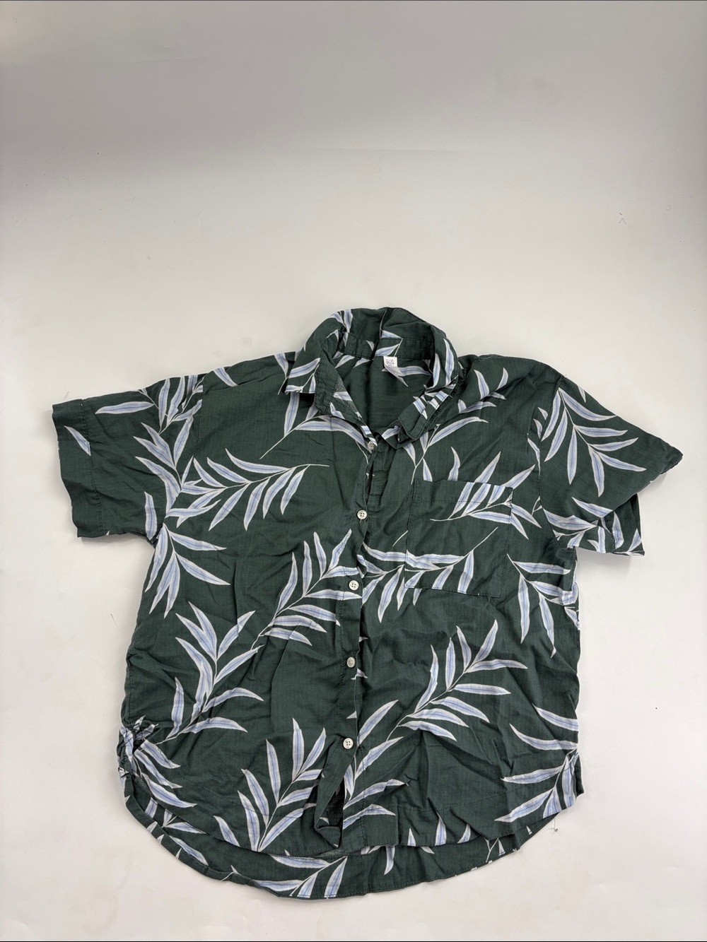 Stars Above Women’s XL Pajama Set Green Leaf Print Short Sleeve & Pants - Picture 2 of 3